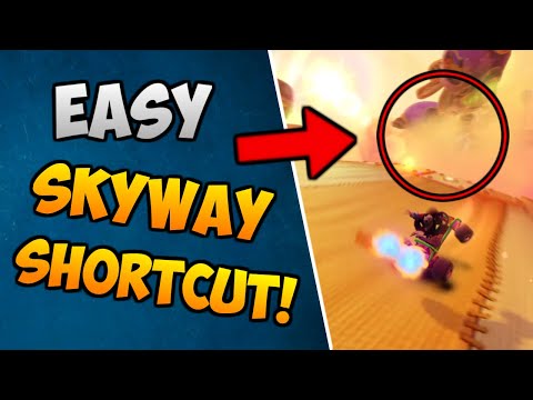 Hot Air Skyway Shortcut CTR | CTR Nitro Fueled Tips #14 | EASIER THAN YOU THINK!