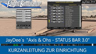 JayDee´s AAO Status Bar  (a XML gauge for AXIS AND OHS) video