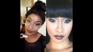 CARDI B "BODAK YELLOW" MAKEUP DEMO || MISTY BLU