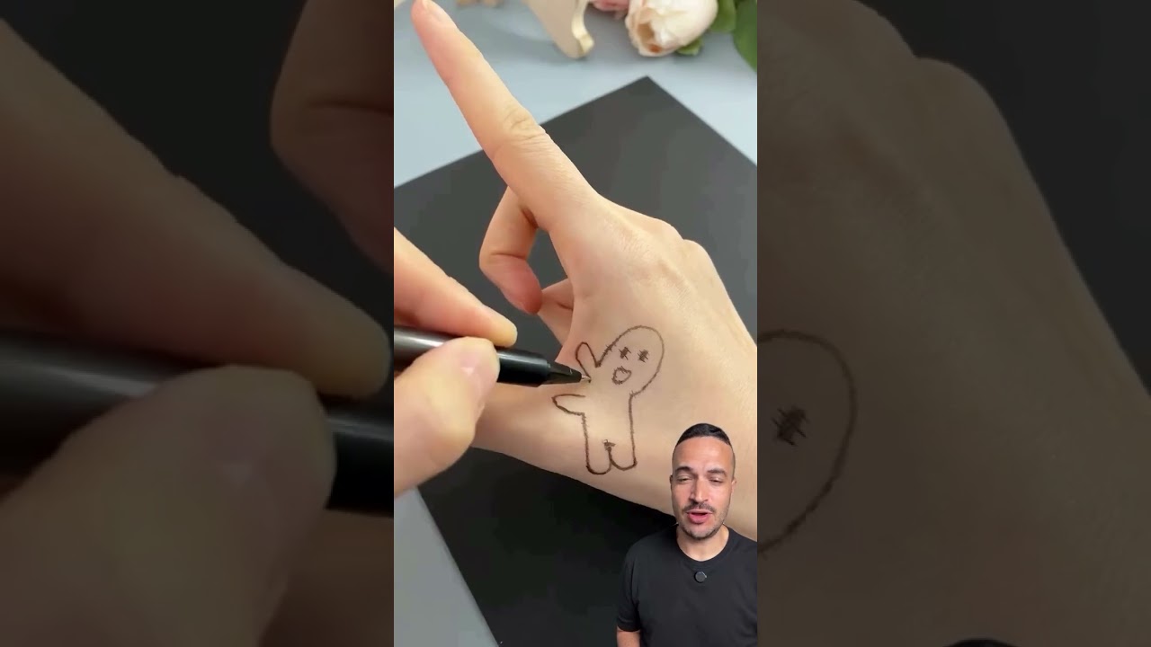 Desenho de mão perfeito #shorts