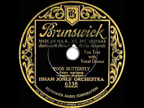 1932 Isham Jones - Poor Butterfly (Harlan Lattimore, vocal)