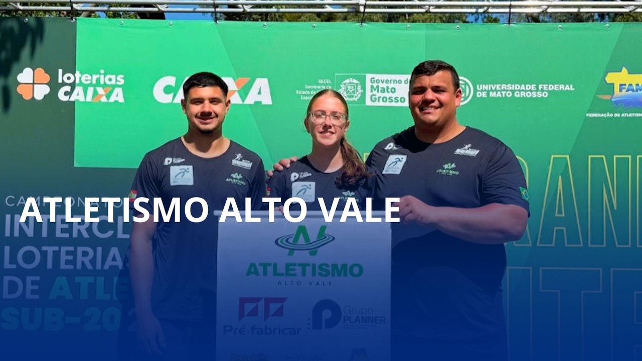 Atletismo do Alto Vale brilha no Brasil e no exterior