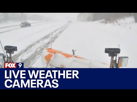 Winter storm in Minnesota: Live cameras, radar