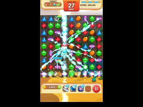 Jewel Match King Level 150 - Walkthrough ( No Booster )