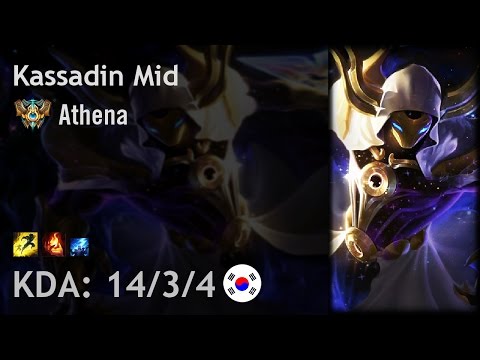 Kassadin Mid vs Katarina - Athena - KR Challenger Patch 6.24