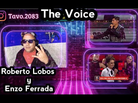 Roberto Lobos y Enzo Ferrada en The Voice Chile #robertolobos #enzoferrada #thevoicechile #thevoice