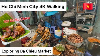 Vibrant Street Food & Local Life at Ba Chieu Market 4K