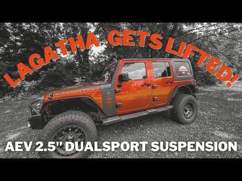 The AEV 2.5" Dualsport Suspension Rides like a Cadillac!