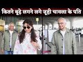Juhi Chawla Arrives With Husband Jay Mehta At Mumbai Airport For Departure