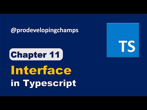 Typescript Tutorial 11 Interface In Typescript Explained
