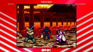 真サム　ナコルルvs半蔵　つばぜり合い弱い俺が､紳士協定なしだときついお