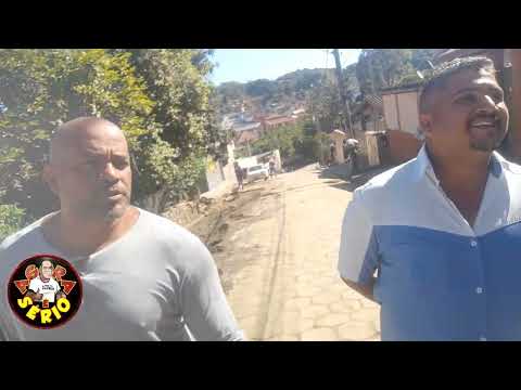 SEGUE A PAVIMENTAÇÃO DA RUA JÚLIO PITANGA.