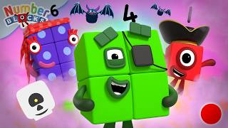 Especial de Halloween AO VIVO 🎃 Matemática assustadora para crianças | Numberblocks Português Brasil