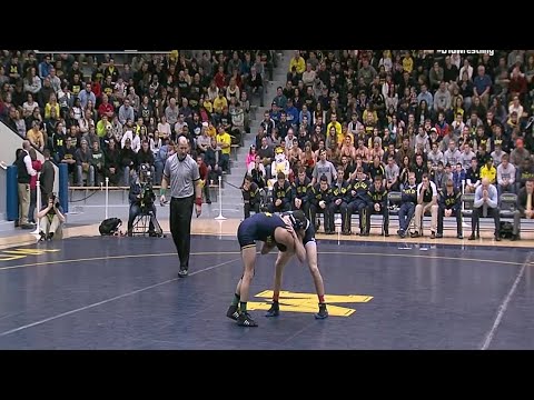 Big Ten Rewind: 2014 Wrestling -125 LBs - Penn State's Jordan Conaway vs. Michigan's Conor Youtsey