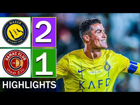 Al Nassr vs Damac 2-1 Extended Highlights & All Goals 2026 Ronaldo Goal 🔥