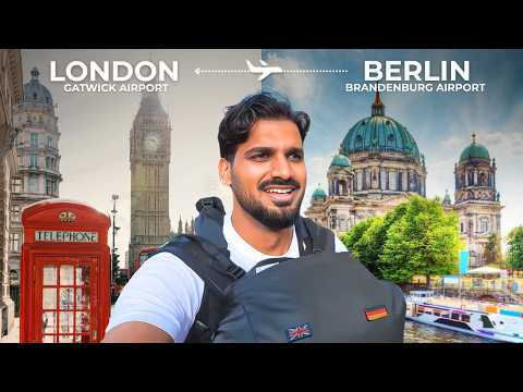 Flying from London to Berlin! 🇬🇧🇩🇪