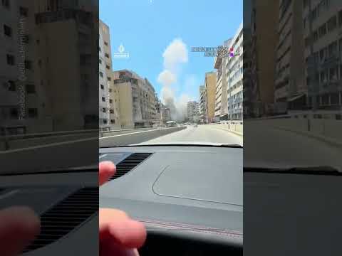 Israel attacks Beirut on same day Trump says Iran deal to be signed | AJ #shorts