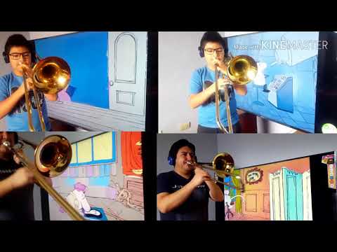 The Pink Panther trombones Mathias Gallegos y Rómulo Gallegos #quédateencasa