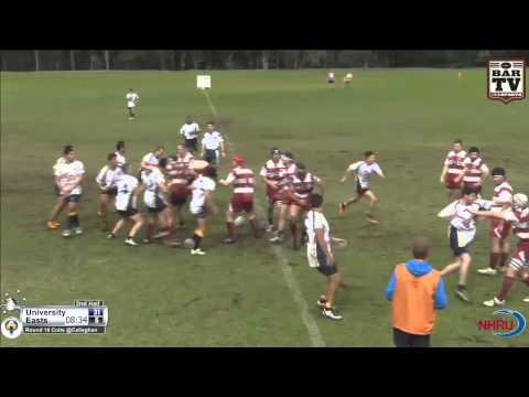 2014 NHRU Round 18 Colts Highlights - University vs Easts