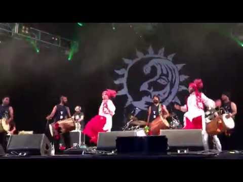 The Dhol Foundation - Kaun Ne Jaandah  live at Beautiful Days Festival 2015