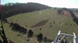 preview picture of video 'Quick Paramotor Flight in Lexington VA'
