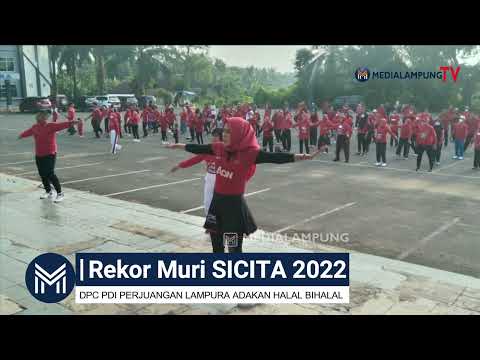 PDIP Lampura Ikuti Pemecahan Rekor Muri SICITA 2022