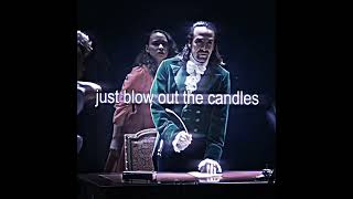 this song fits so well with burn! | #hamilton #hamiltonedit