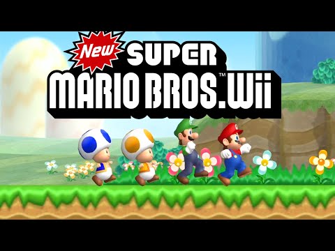 New Super Mario Bros Wii *WORLD 1* [FIRST TIME EVER PLAYING THIS GAME!!]