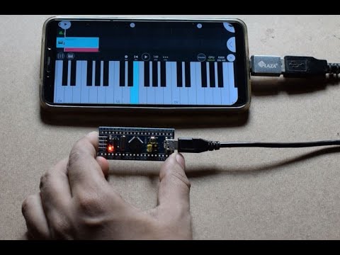 A simple USB MIDI implementation on STM32F103 uC with CubeIDE