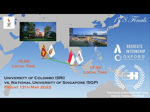 THIULDT 2022 - 1/8 Finals - University of Colombo (SRI) vs. National University of Singapore (SGP)