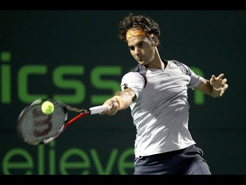 Roger Federer vs Olivier Rochus - Miami 2011 4th Round: Highlights