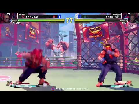 SFV - Akuma ( Samurai ) vs Ryu ( Caba )