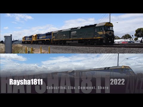 9255 (PacNat) & 7922V - EL60-VL361-EL62 (SCT Dooen) North Geelong - Australian Trains by Raysha1811