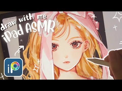 draw with me🩰￤iPad  ASMR ￤digital art🎨 ￤ibis paint