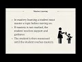 Mastery Learning Overview
