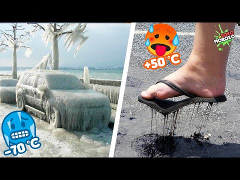 10 Lugares con Los Climas MAS EXTREMOS en el Mundo 🥶🥵 | DeToxoMoroxo