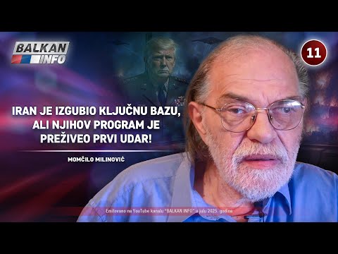 INTERVJU: Momčilo Milinović – Iran je izgubio ključnu bazu, njihov program je preživeo! (12.7.2025)