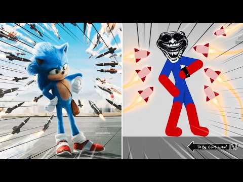 Real Football vs Stickman | Stickman Dismounting funny moments | Best Falls