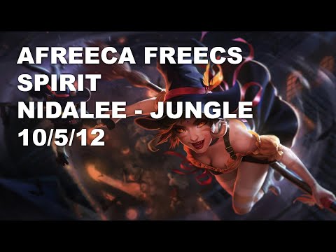 Afreeca Freecs Spirit Jungle Nidalee vs Rek'Sai - KR Challenger Patch 10.9