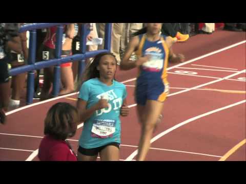 Girls 200m Prelim Heat 9 - New Balance Nationals Indoor 2014