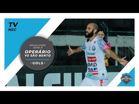 Gols de #Operário 2 x 1 #SãoBento - TV NEC na #SérieB