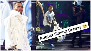 August Alsina filming Chris Brown “CB Is Different”