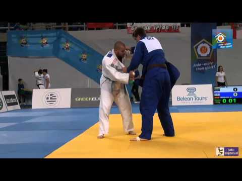Judo 2014 European Championships Cadets: Joo (HUN) - Noack (GER) [+90kg]