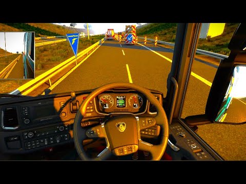 Calais to Zurich Delivery - Scania R500 ETS2