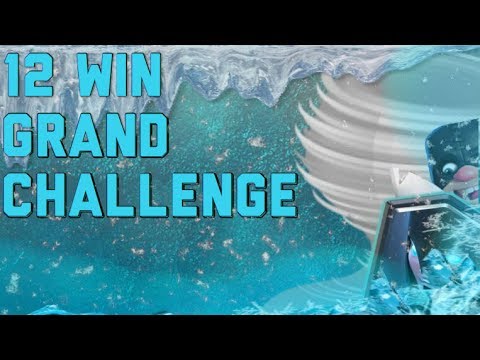 12 win Grand Challenge Night Witch CLASH ROYALE