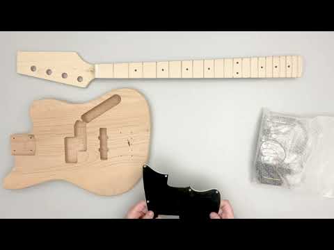DIY Bass Guitar Kit - Vibeworks Guitars Build Your Own Bass Guitar VWB016