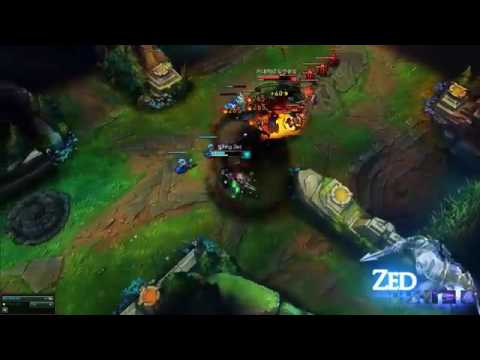 Zed Montage   제드 매드무비   Kiting Zed KOR Zed #3   YouTube 360p