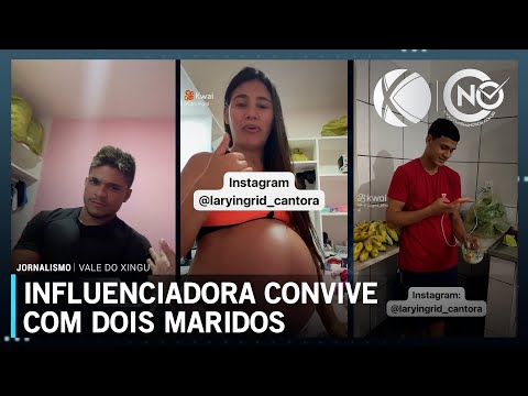Influenciadora viraliza por conviver com dois maridos | SBT Altamira