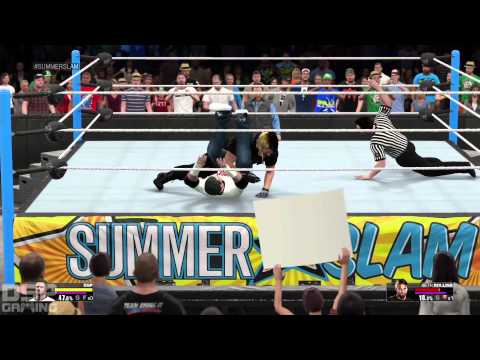 WWE2K15 My Career Mode (PS4/60fps) pt103 - Summerslam Main Event vs. Rollins