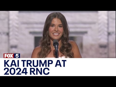 カイ・トランプ、元第一孫娘がRNCでスピーチ｜FOX 5 News (Kai Trump, former first granddaughter, speaks at RNC | FOX 5 News)
